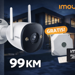 Imou Bullet 2E - 5 MPX - slika u boji uvijek + 64GB + RBOX